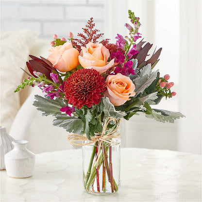 Moody Hues Bouquet –  The Flower Basket, Hickory NC