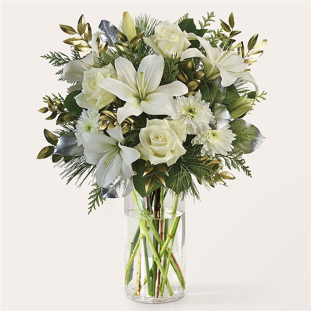 Wintry Mix Bouquet –  The Flower Basket, Hickory NC