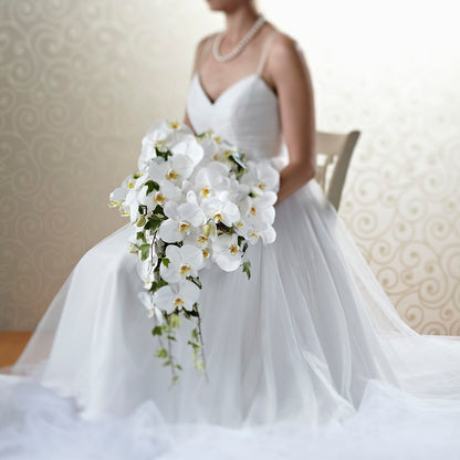 Classic White Bouquet –  The Flower Basket, Hickory NC
