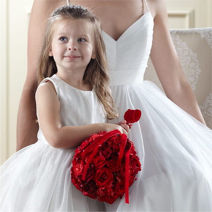 Pure at Heart Flower Girl Arrangement –  The Flower Basket, Hickory NC